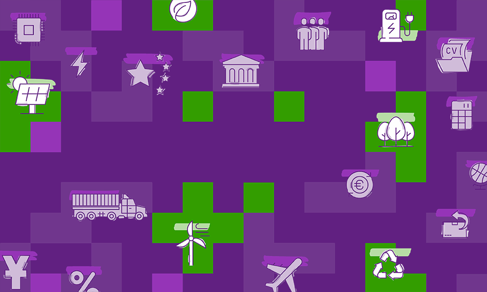 Sustainainability illustration murial